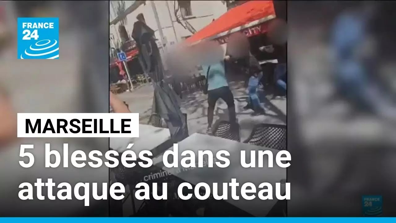 France : cinq blessés dans une attaque au couteau à Marseille • FRANCE 24