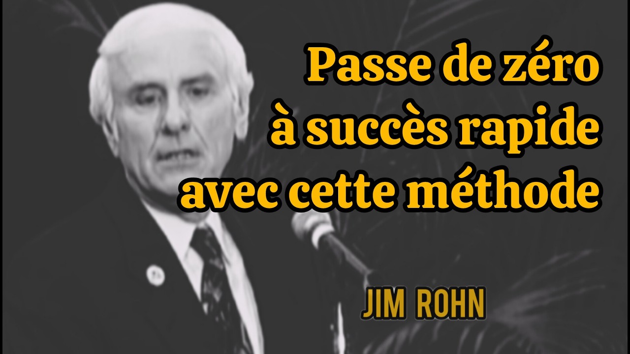 Change ta vie en 6 mois grâce aux secrets de succès de Jim Rohn !‏