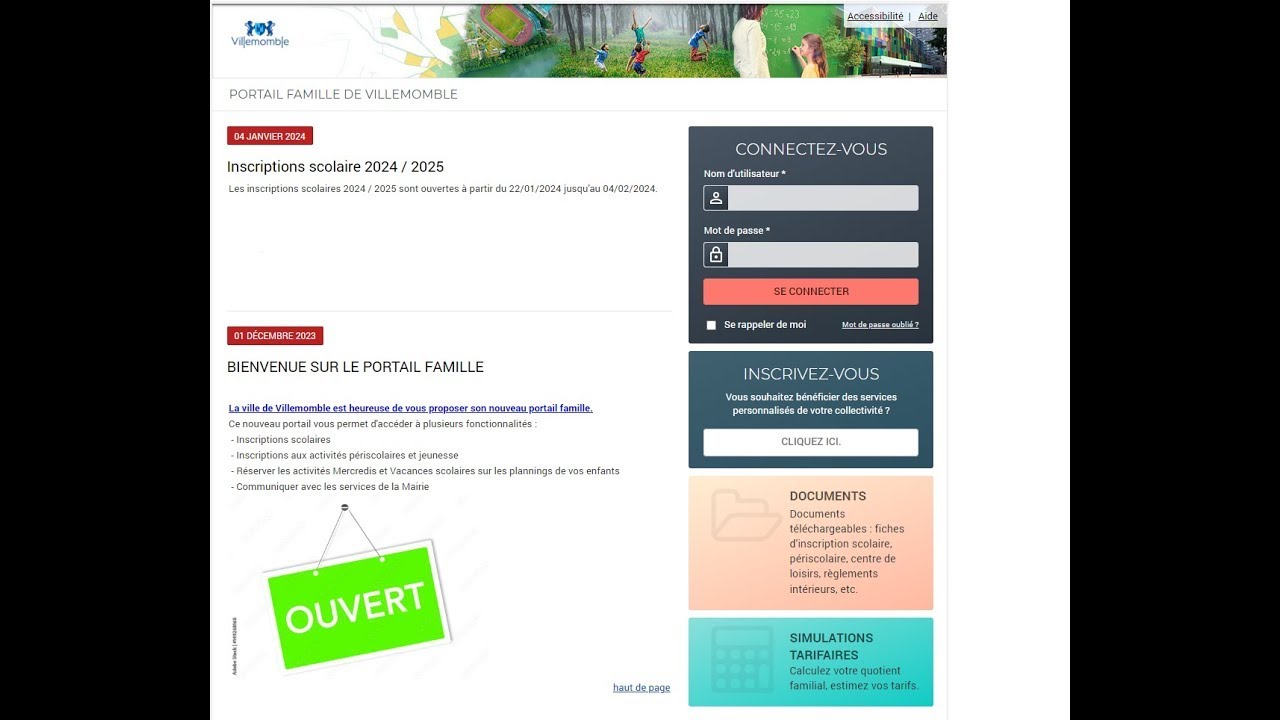 Portail Famille  - Comment ça fonctionne ?