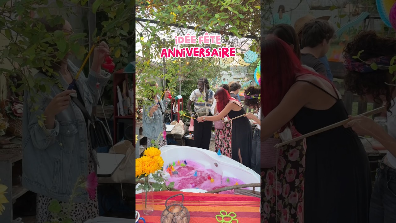 Tu sais pas quoi faire pour ta fête d’anniversaire ? J’ai une idée 🥹 #anniversaire #idee #fete #jeu
