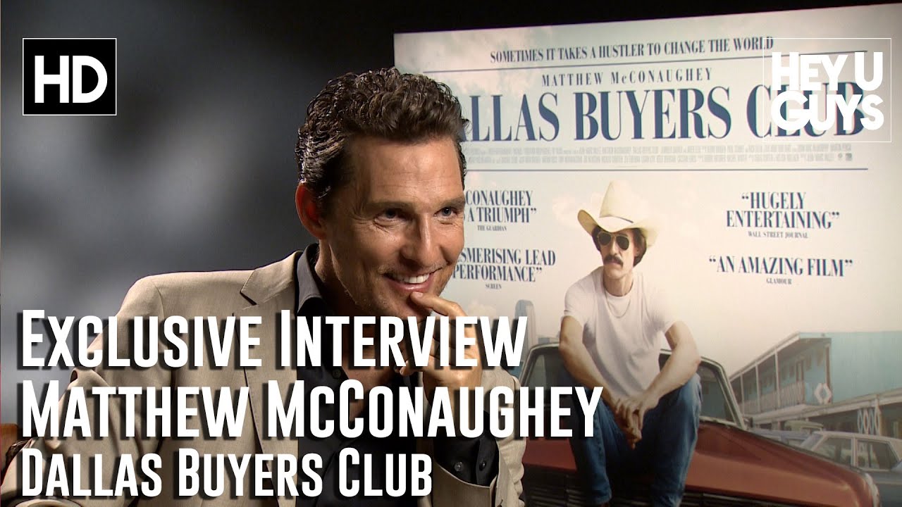 Matthew McConaughey Exclusive  Interview - Dallas Buyers Club + Wolf of Wall Street Song