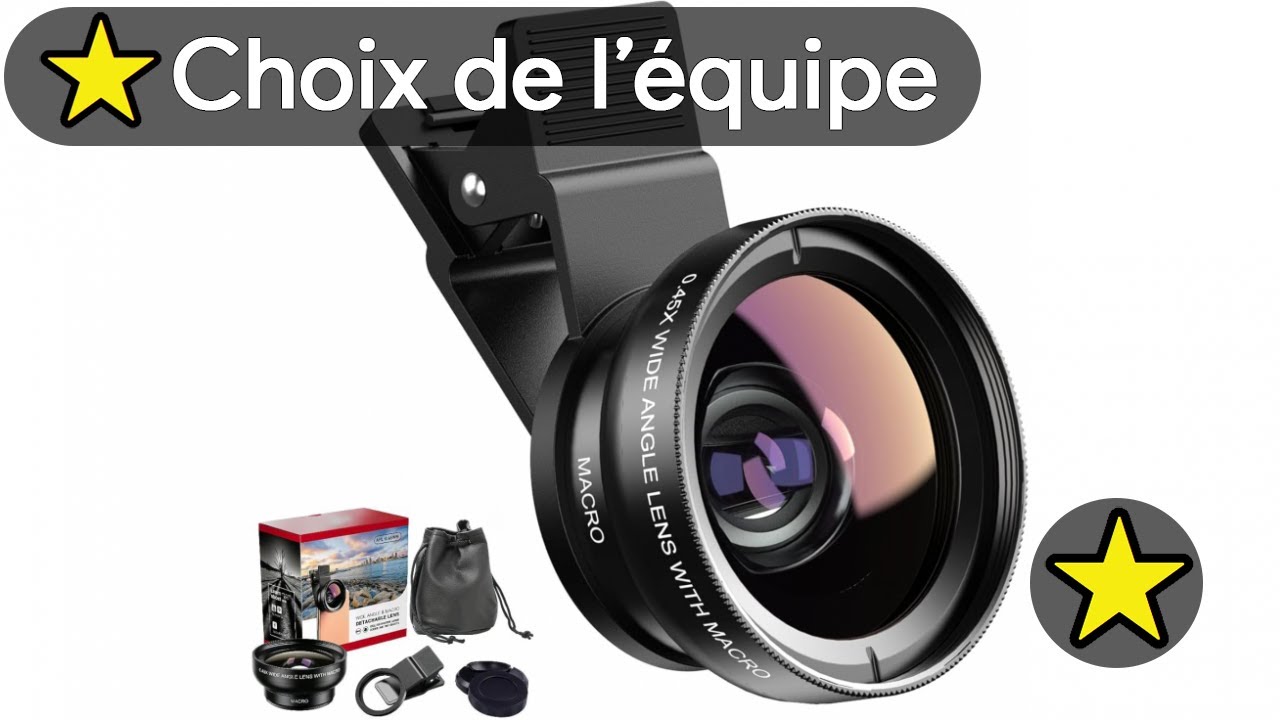 🏆 TOP 3 MEILLEUR OBJECTIF PHOTO POUR SMARTPHONE 2025 📷