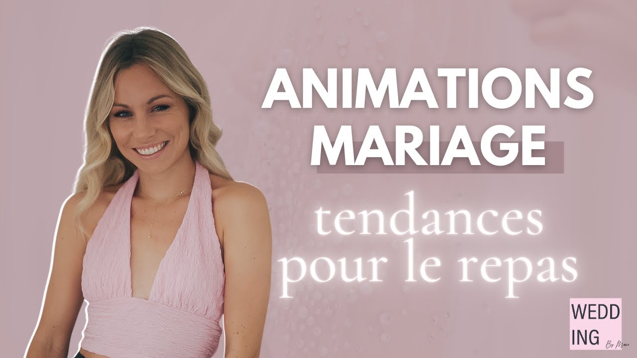 5 animations tendances à proposer pendant votre repas de mariage