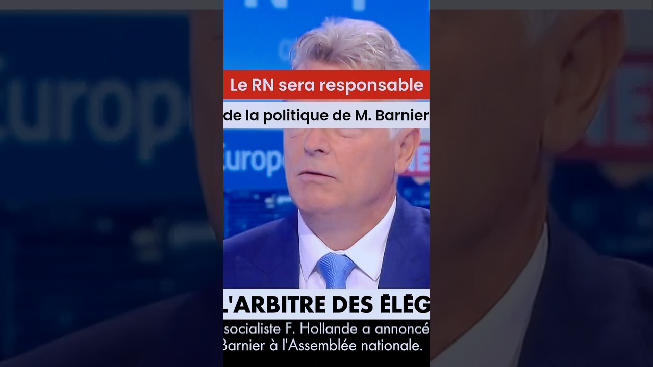 Le RN sera responsable de la politique menée par Michel Barnier