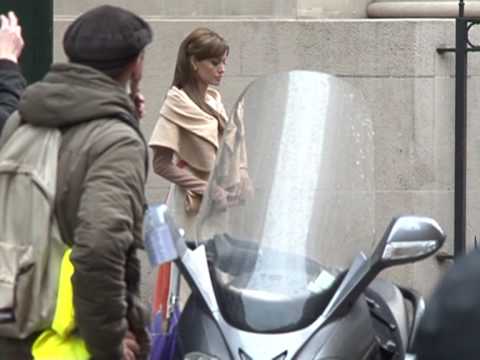 Angelina Jolie à Paris pour tourner "The Tourist"