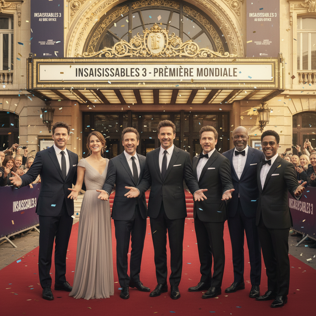 découvrez le lancement triomphal d'insaisissables 3 au box-office français, porté par un casting étoilé qui séduit le public.