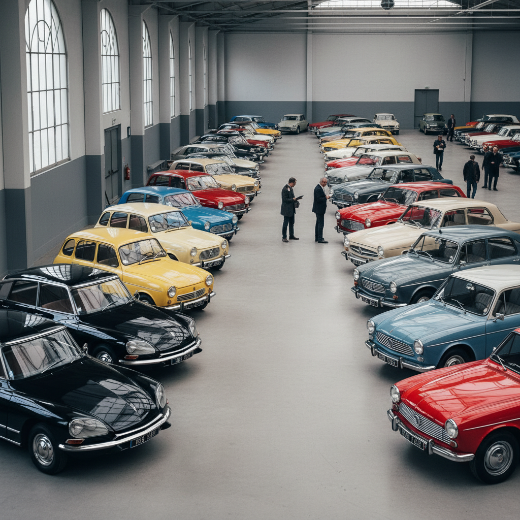 découvrez la plus grande collection française de voitures de cinéma, bientôt mise aux enchères. une occasion unique pour les passionnés et collectionneurs de posséder des véhicules emblématiques du grand écran.