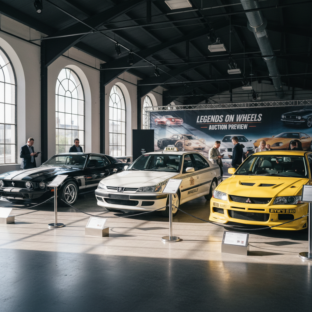 découvrez la mise aux enchères prochaine de la plus grande collection française de voitures de cinéma, une opportunité unique pour les passionnés d'automobiles et de cinéma.