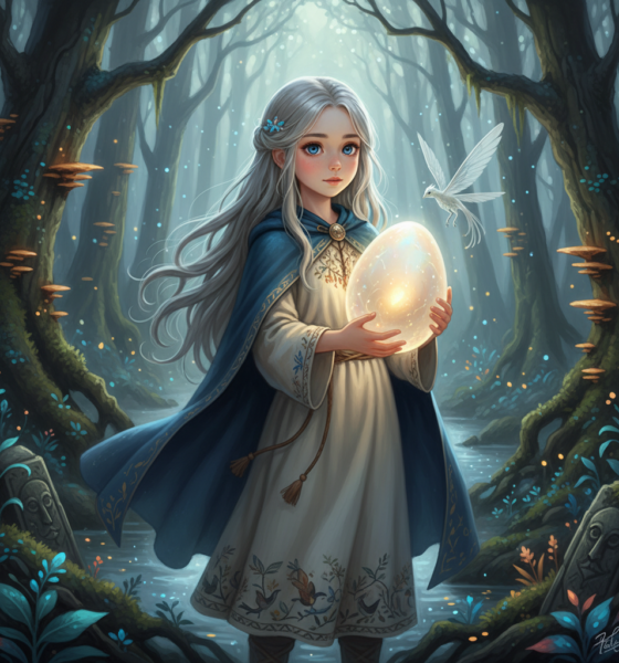 découvrez « l’œuf de l’ange », un film d’animation inédit en france qui raconte l’aventure envoûtante d’une fillette aux cheveux d’argent, mêlant mystère et émotions dans un univers féerique.