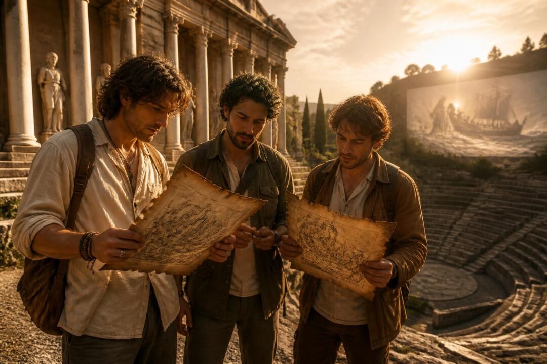 découvrez comment trois hommes ont utilisé une astuce vieille de 2 700 ans pour regarder gratuitement le film « l’odyssée » grâce à une ruse ancestrale détournée avec ingéniosité.