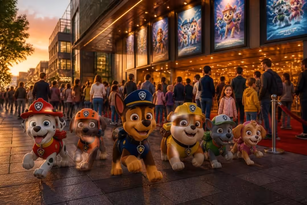 la pat'patrouille fait sensation au cinéma en captivant petits et grands, remplissant les salles obscures avec ses aventures passionnantes et son univers coloré.