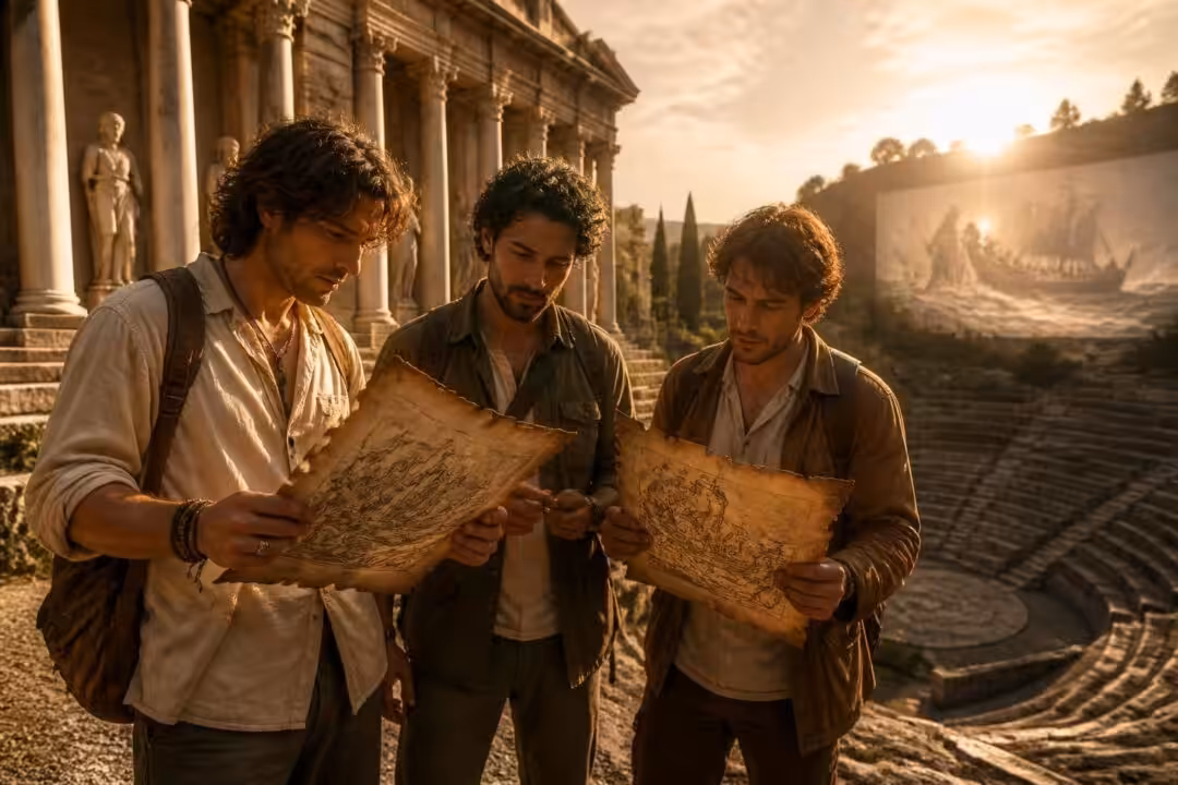 découvrez comment trois hommes ont utilisé une astuce vieille de 2 700 ans pour regarder gratuitement le film « l’odyssée » grâce à une ruse ancestrale détournée avec ingéniosité.