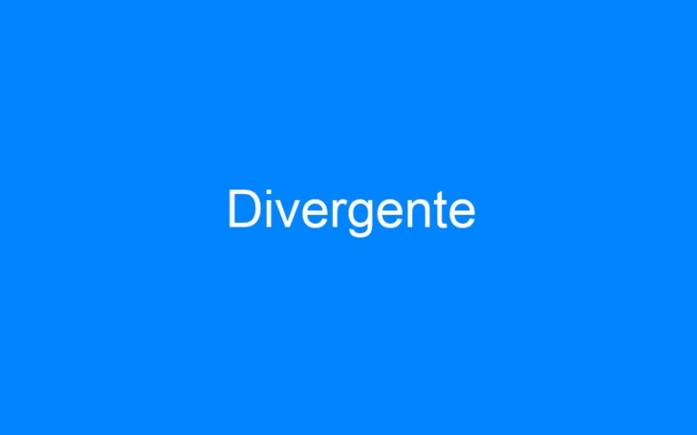 Lire la suite à propos de l’article Divergente