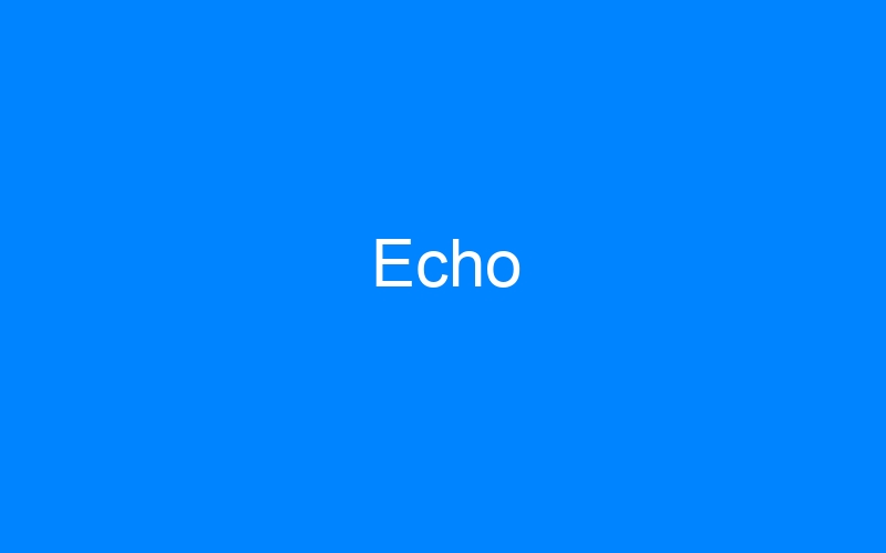 You are currently viewing Echo